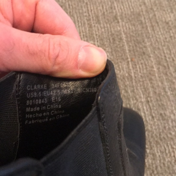 Calvin Klein black leather ‘Clarke’ Chelsea boots. Size 9.5 - Picture 4 of 4